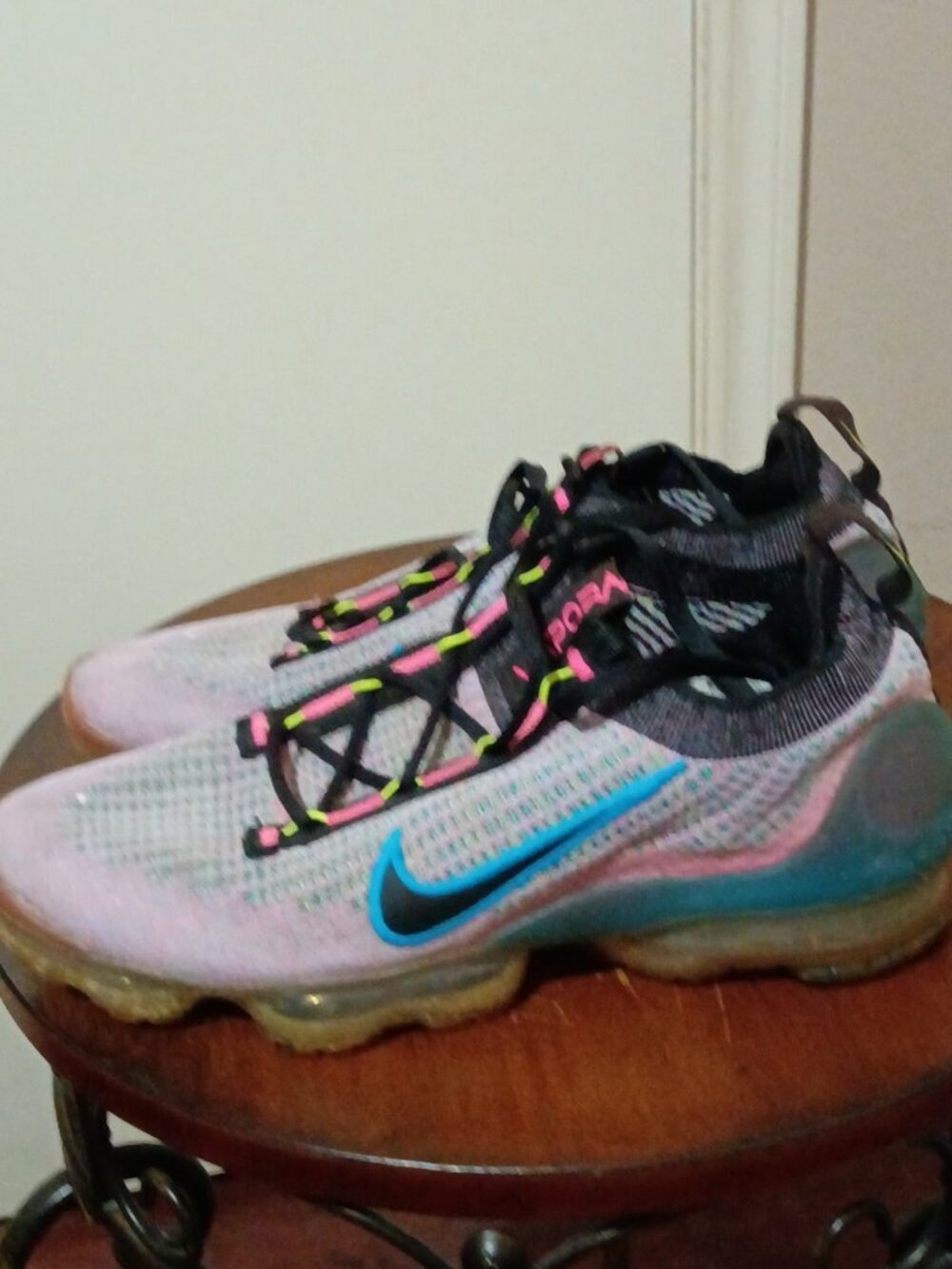 Nike Air Vapormax 2021 Flyknit Next Nature Women's Size 9.5 Shoes DX3369-600 - Picture 9 of 14
